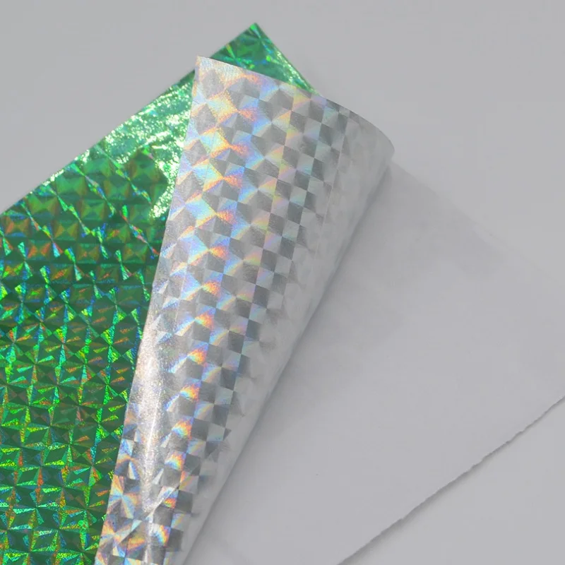 MNFT 12PCS 10cm X 20cm Holographic Adhesive Film Flash Tape DIY Lure Fishing Materials