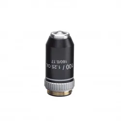 AmScope 100X Achromatic Microscope Oil Immersion Objective with Black Finish SKU: A100XB-SY-V460