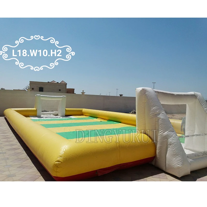 Customized Large Inflatable Football Pitch for Sale