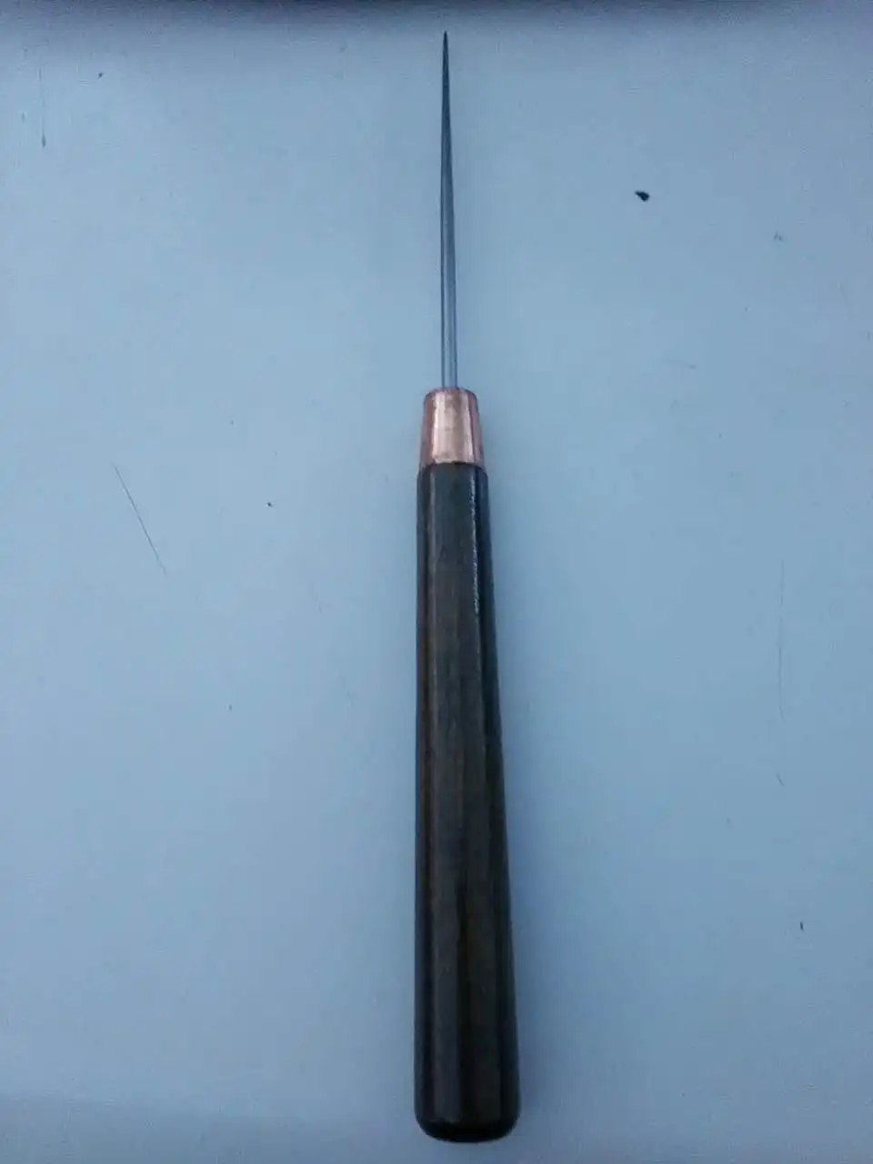 Copper hoop black wooden handle wooden handle awl through copper awl one thousand one thousand wooden hoop pass through one thou