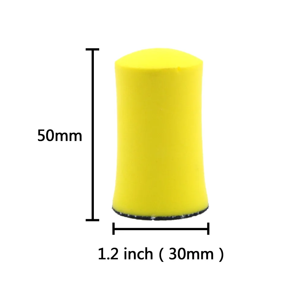 1.2 นิ้ว 30 มม.PU Hook & LOOP Back-up Sanding Pad มือ Backing สำหรับงานไม้ขนาดเล็กพื้นที่ได้อย่างถูกต้องขัด