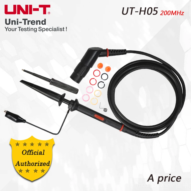 

UNI-T UT-H05 Passive probe 200MHz; Handheld oscilloscope probe, suitable for UTD1000 series, etc.