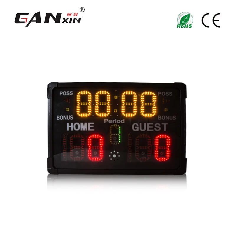 [Ganxin] Portable Sport Scoreboard Multifunctional Big Led Digital Score Board for All Kinds of Sports