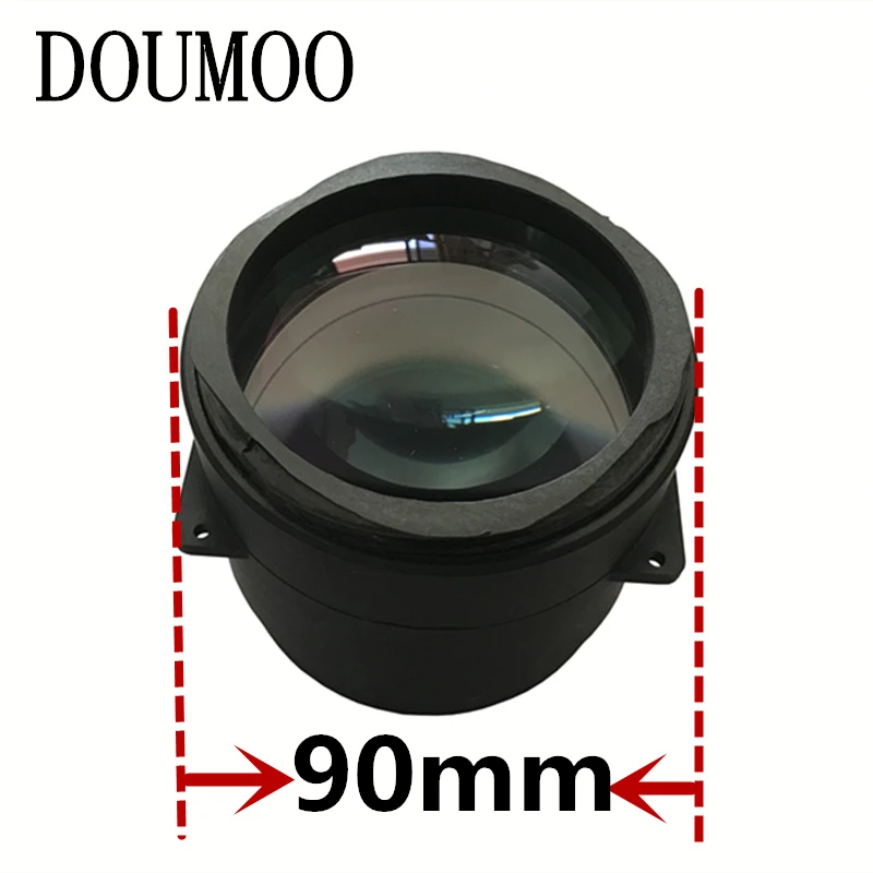 f 290mmLED projector accessories DIY RD-806  projector large caliber glass lens F = 290 mm for 5.8 inch  to 22 inch