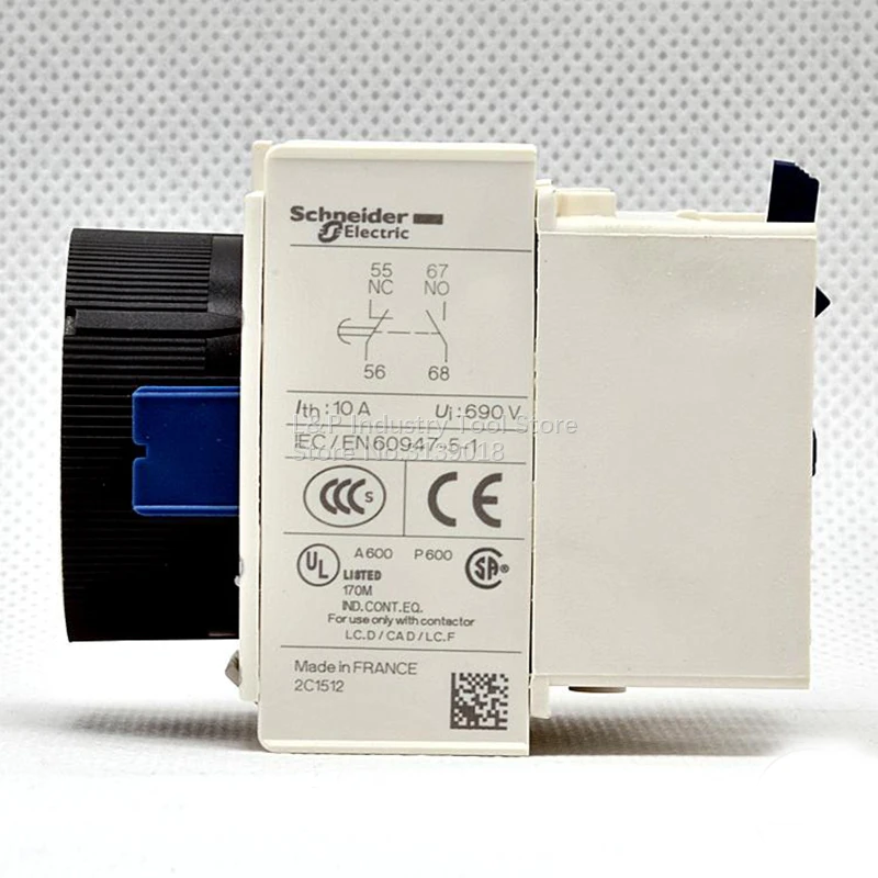 Imagem -03 - Original Novo Schneider Ladt2 130s Tempo de Atraso Bloco On-delay La-dt2 para Contator Boa Qualidade Atualização para Preto 100