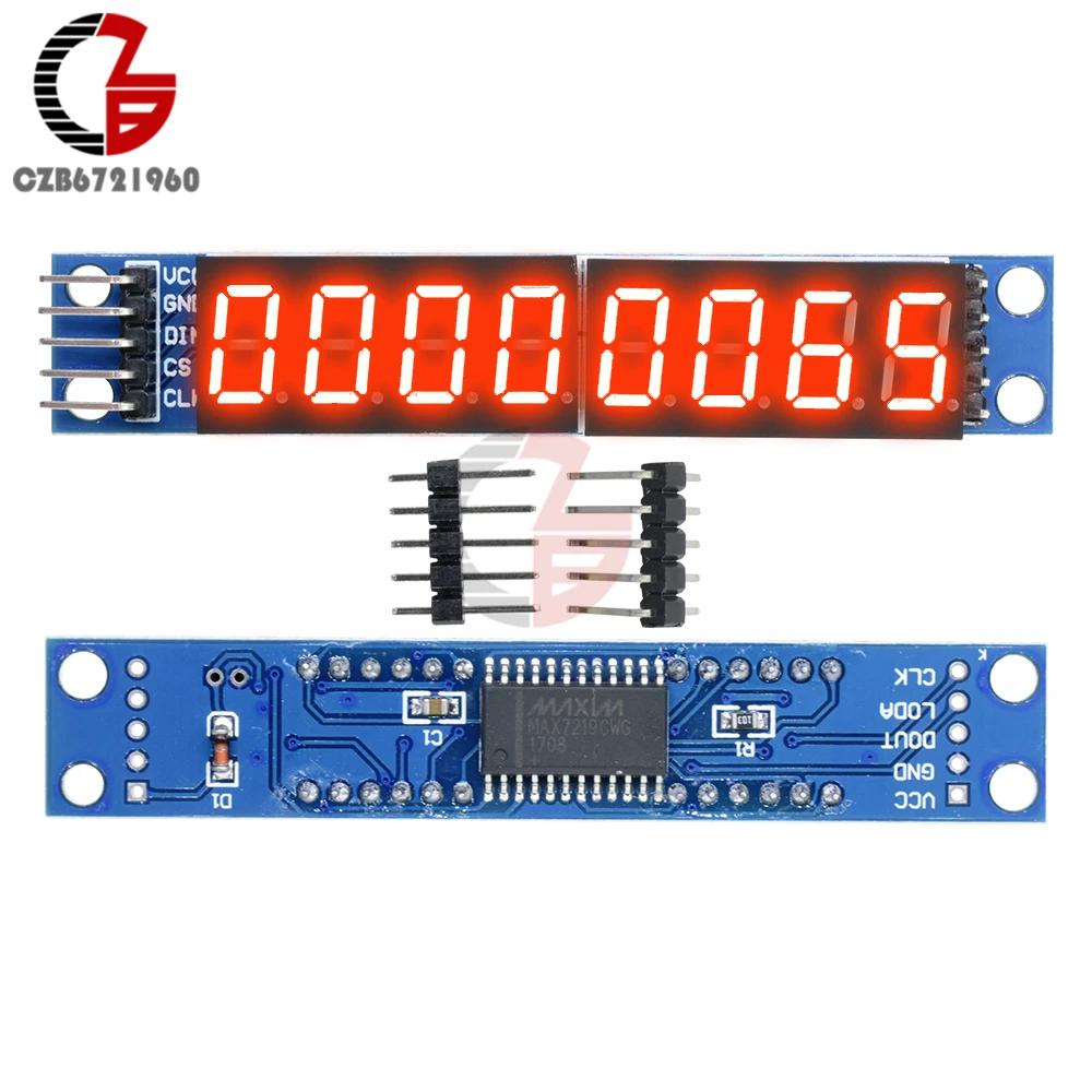 MAX7219 LED A Matrice di Punti 8 Cifre Tubo Display Digitale Modulo di Controllo per Arduino