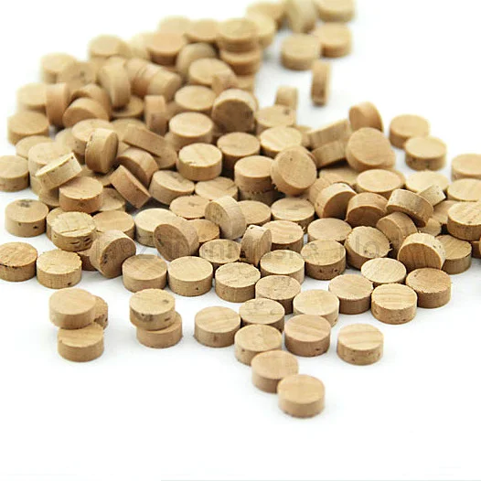 50pcs  The trumpet and trombone sound hole mat leather cushion cork gasket