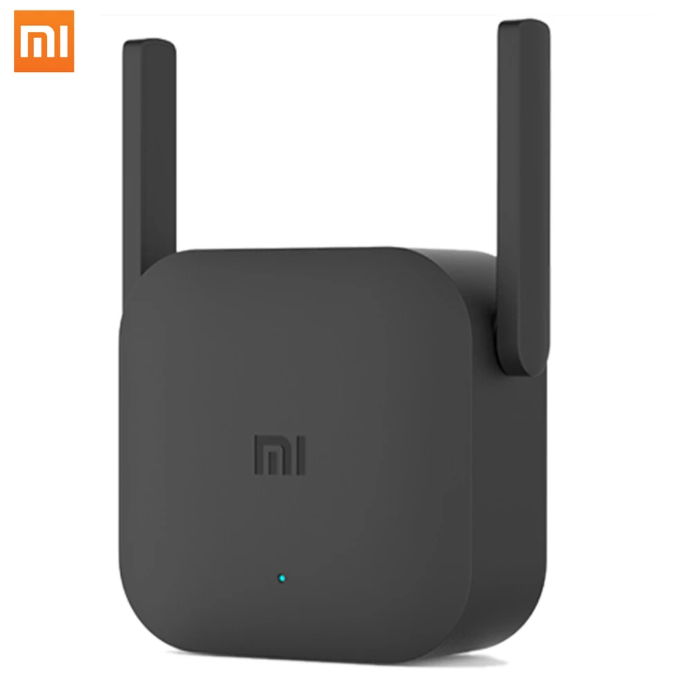 Xiaomi Pro 300M WiFi Amplifier WiFi Repeater 2.4G Wifi Signal Extender Roteador APP Control Wifi Extender Amplificador Black