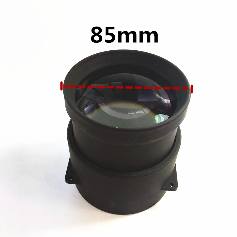 f 290mmLED projector accessories DIY RD-806  projector large caliber glass lens F = 290 mm for 5.8 inch  to 22 inch