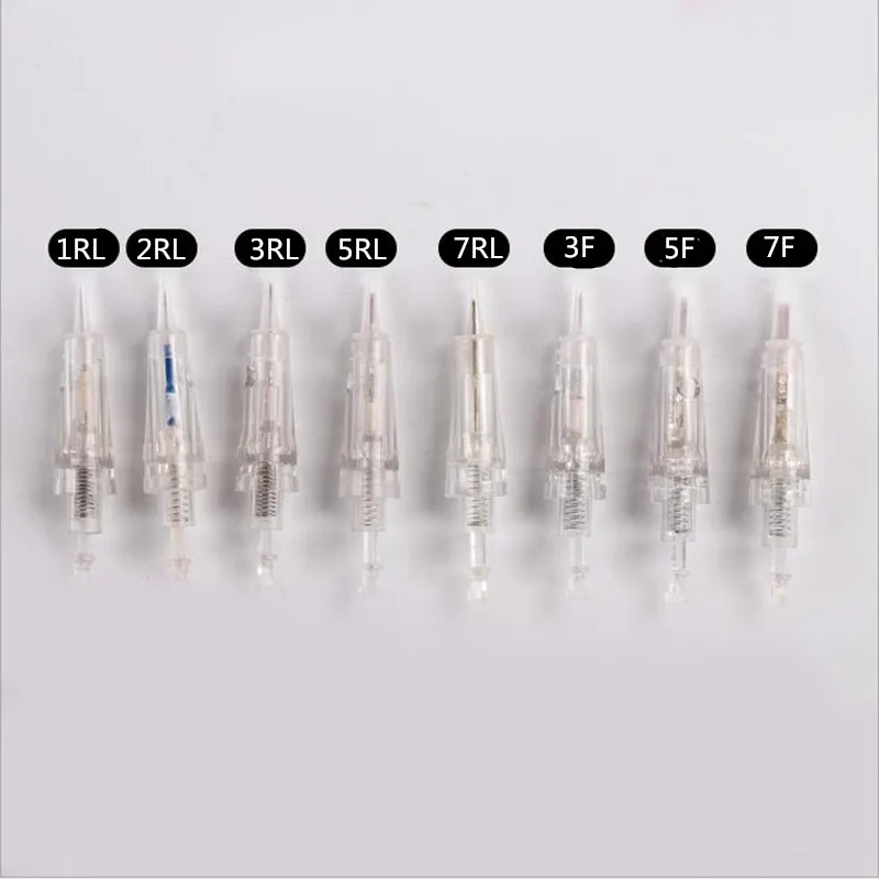 

Hot sale 50pcs disposable permanent makeup tattoo needles 1RL/2RL/3RL/5RL/7RL/3F/5F/7F for digital eyebrow/lips/eyeliner machine