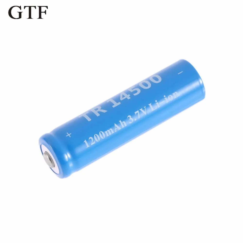 GTF 3.7 V 1200 mAh TR 14500 akumulator litowo-jonowy akumulator latarka być 14500 baterii