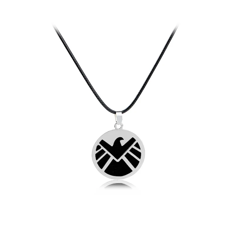 Hot Sale Shield Agent with necklace Around The Avengers Choker Of Movie Pendant Necklace