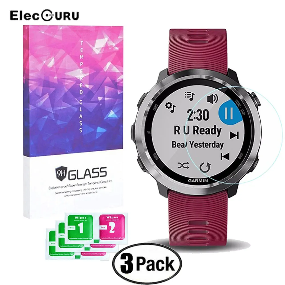

Закаленное стекло 9H для наручных часов Garmin Forerunner 645, защита экрана Премиум-класса, Противоударная Защитная пленка для экрана с защитой от царапин