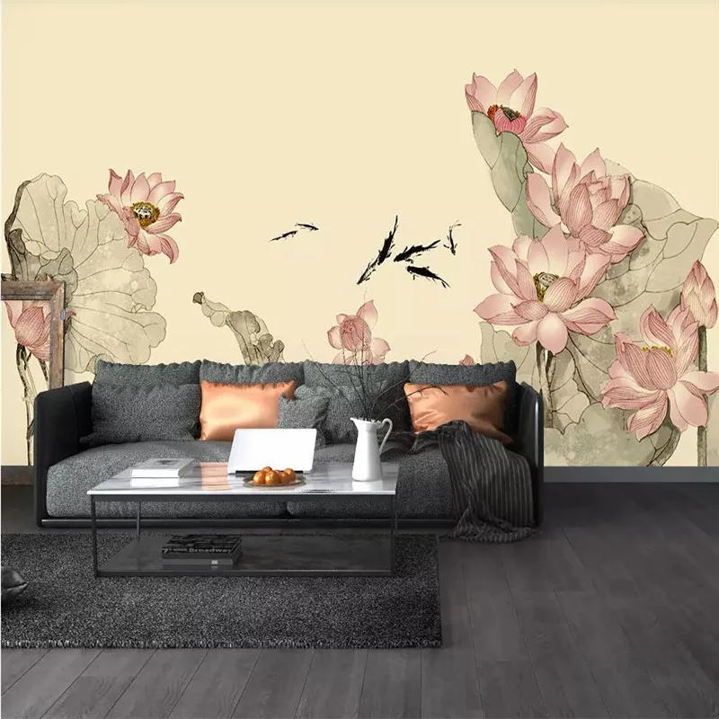 Custom TV sofa living room bedroom wall high-grade wall cloth manufacturers wholesale wallpaper mural photo wall