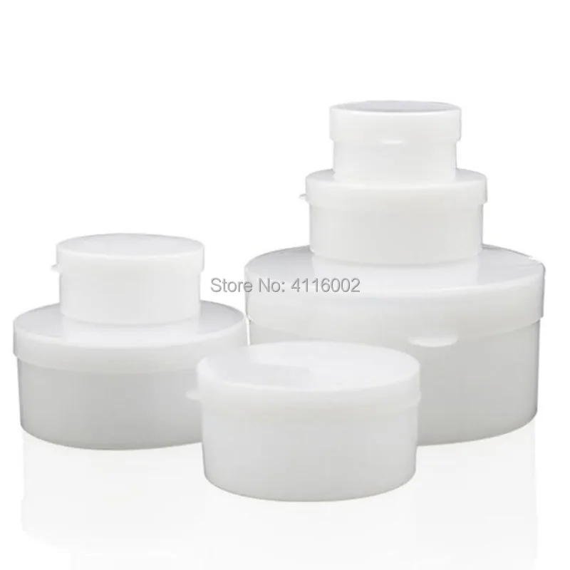 1000PCS 5g 10g Mini Refillable Bottles Container Box Empty Cosmetic Jar Pot Eyeshadow Face Cream Ointment White