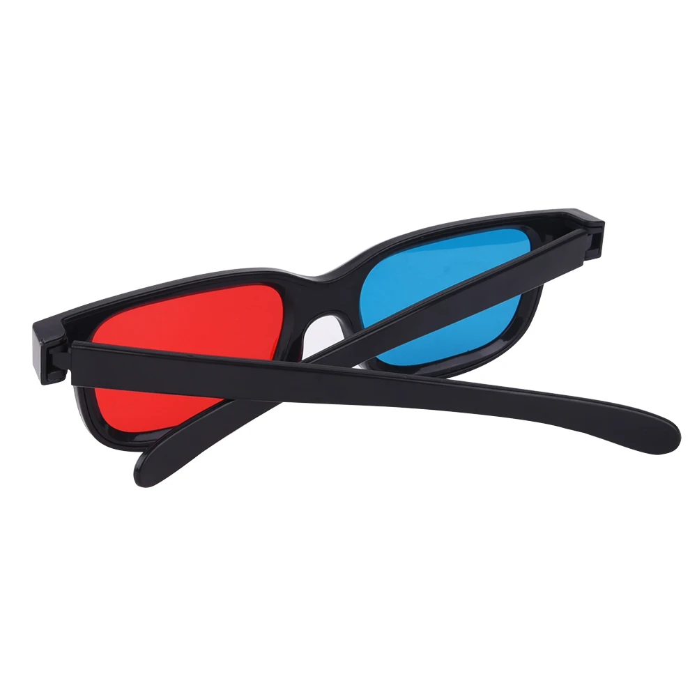 2Pcs/lot High Quality Red Blue 3D Dimensional Glasses for 3D DVD Home Theater Movie Cinema Game Projector Passive 3D glasses