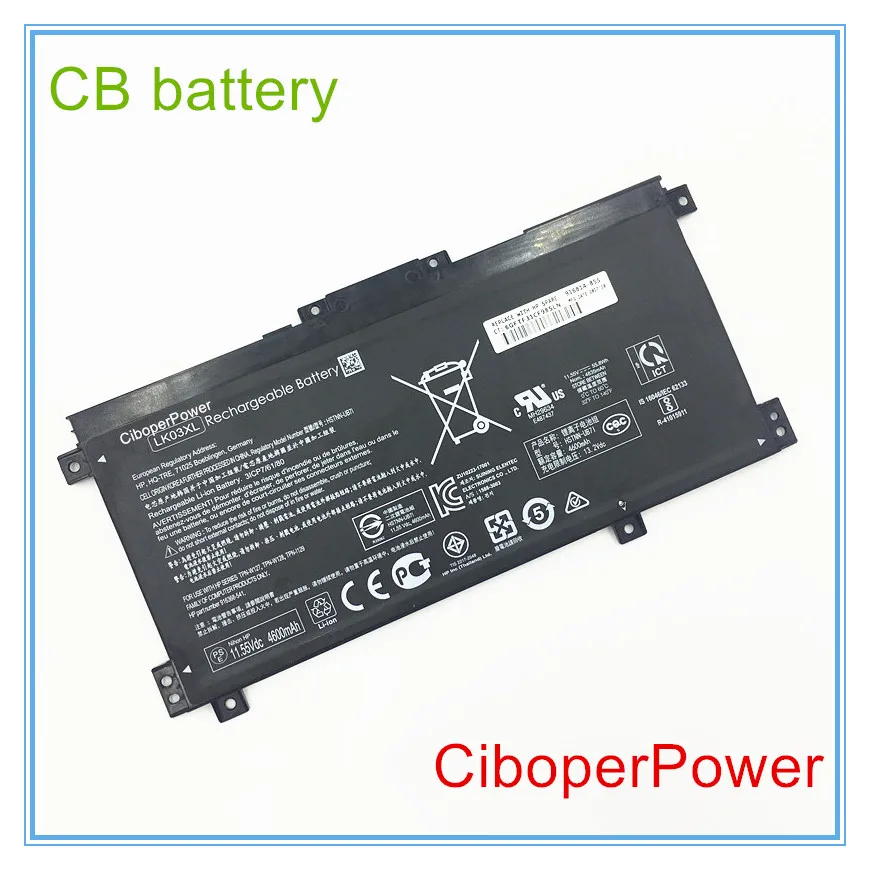 

Original quality battery for LK03XL battery for HSTNN-UB7I TPN-W127 W128 Laptop 11.55V 55.8WH