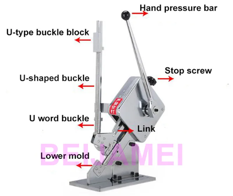 BEIJAMEI U-shape Hand Sausage Clipping Machine Commercial Manual Sausage Clipper Machine for Sausage Casing