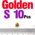 10PCS Golden S