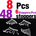 8Pcs Clear