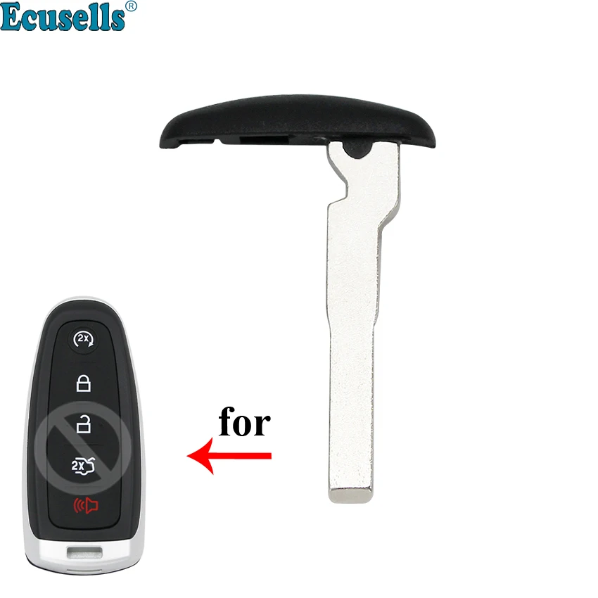 Emergency insert key blank key blade for Ford C-Max Energi Escape Focus Bev HU101 profile