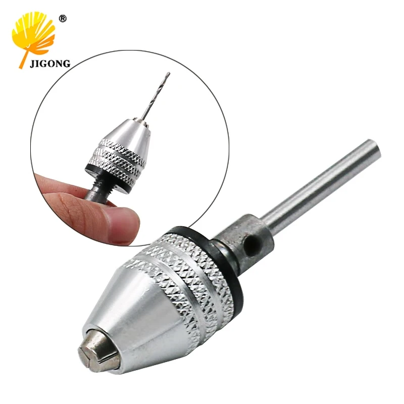 

0.3-3.2mm Mini Drill Chuck Adapter Converter 2.35mm Connecting Shaft Electric Grinding Engraving Machine Conversion Drill Chuck