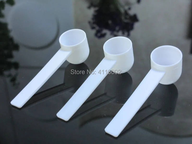 500pcs/lot 5g Transparent Spoon 5 gram Food Grade PP Medical Milk Powder Liquid Round-bottomed Spoon Plastic Scoop