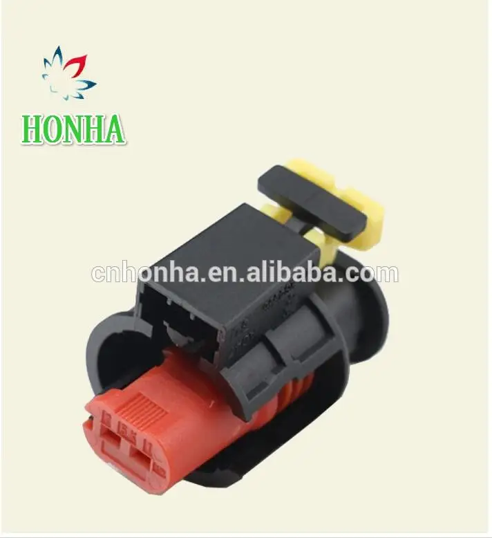 

Free shipping 2Pin waterproof sensor VVT plugs auto cam into the exhaust solenoid valve harness connectors 284556-1