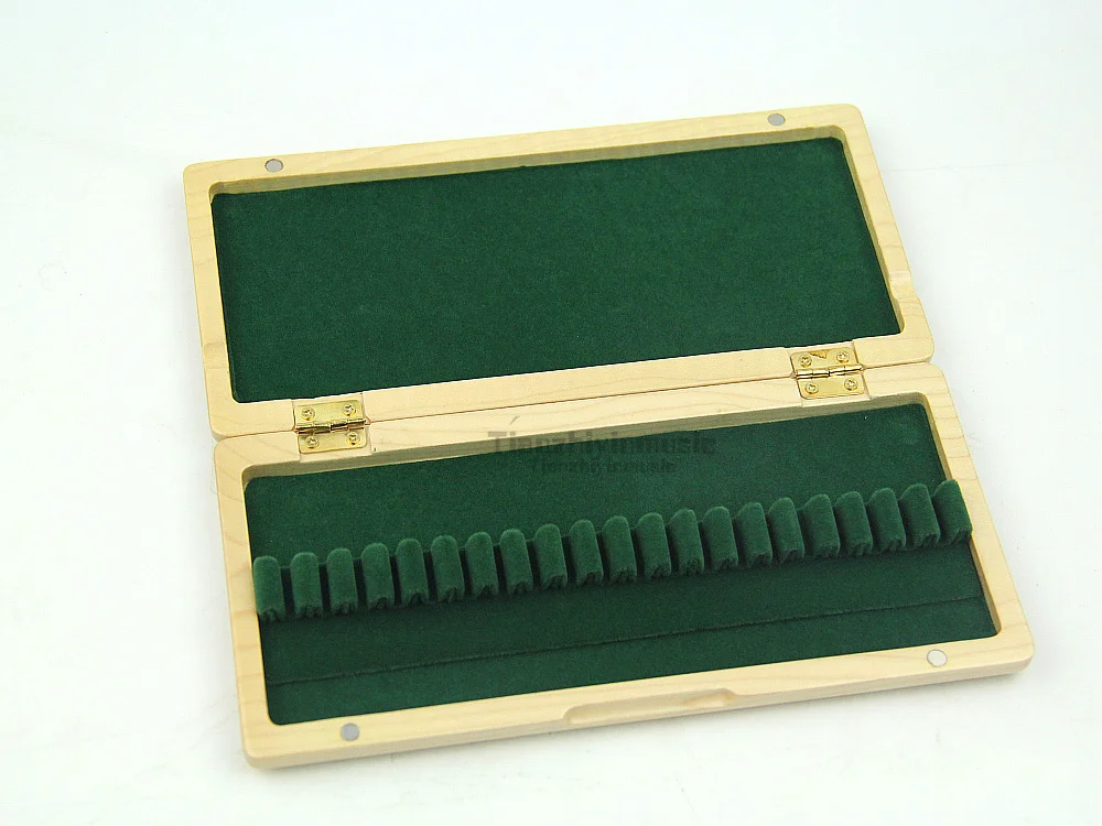 Beautiful Roffee Handmade Maple Wood Oboe Reed Case Hold 20 Pcs Oboe Reeds Box