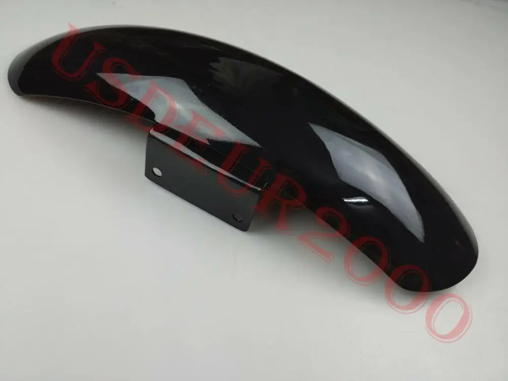 Metal Front Fender mudguard for Kawasaki BJ 250 250A Estrella all years 45cm Glossy Black