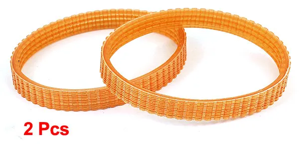 UXCELL 2Pcs 245x10mm Electric Planer Belt Electric Planer Drive Driving Belt For Makita 1900B Orange Electric Planer Accessories