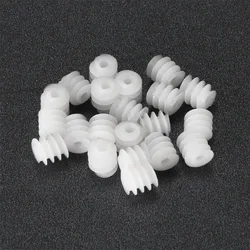 Uxcell 20pcs/lot 6x6 8x6 2A Plastic Sample Worm Gear for DIY Car Robot Motor Model Production Technology Toy Accessories