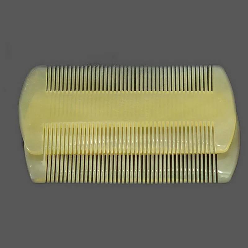 4pcs Handmade Natural sheep horn Comb for hair Massage No-static Hair Brush Wood Combs beard hairbrush massager lice comb