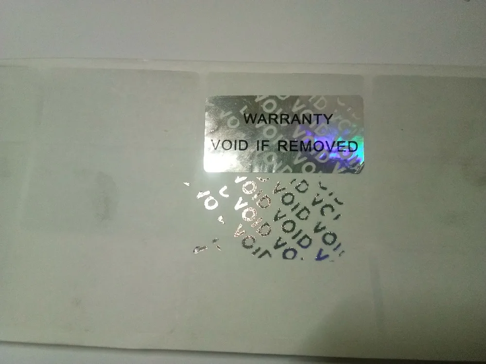 500pcs Hologram VOID IF REMOVED Security Tamper Evident Warranty Stickers