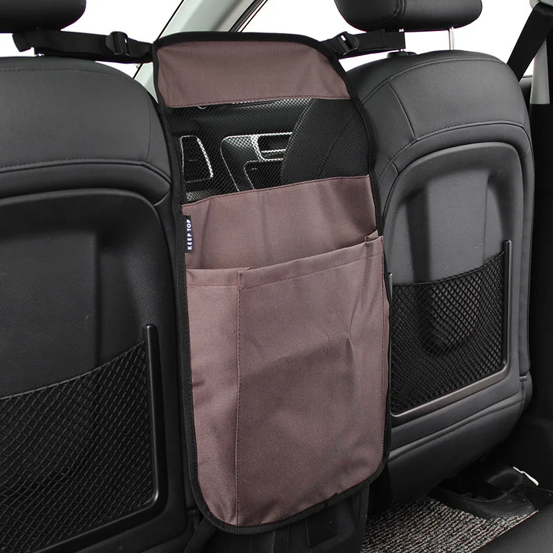 Car seat central protective isolation net bag to receive bag Car Trunk Seat Back Folding Oxford Organiser Auto Travel Hanging