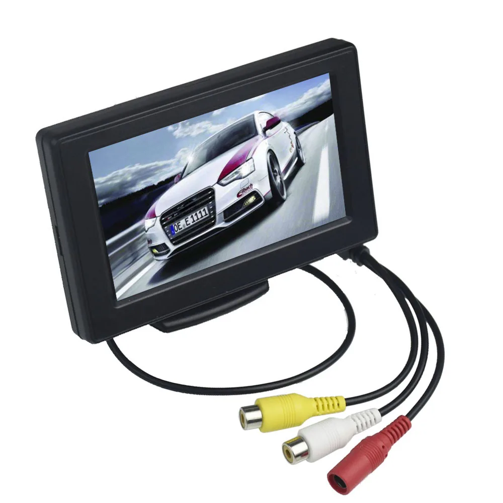 4.3 Inch LCD Car Monitor Display Reverse Camera Parking System for Car Rearview Monitors