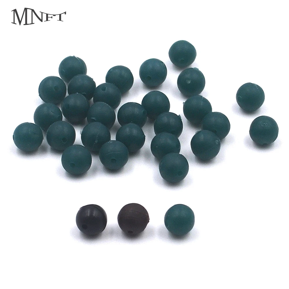 MNFT Wholesale 300Pcs Rubber Shock Beads Carp Fishing Terminal Tackle Stop Accessories