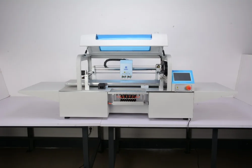 Led strip pick and place machine CHMT510LP4 , 1.2m, 4heads 8feeders , Yamaha feeders . professional for LED