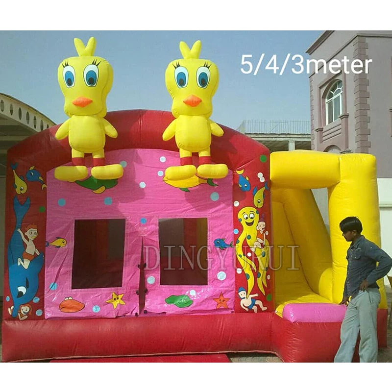 

Commercial inflatable bounce houses pvc inflatable bouncing castle slide