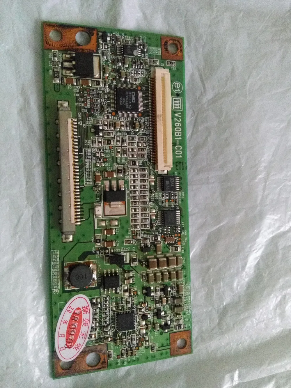 Originele v260b1-c01 logic board v260b1-l01 verbinden met T-CON verbinden boord