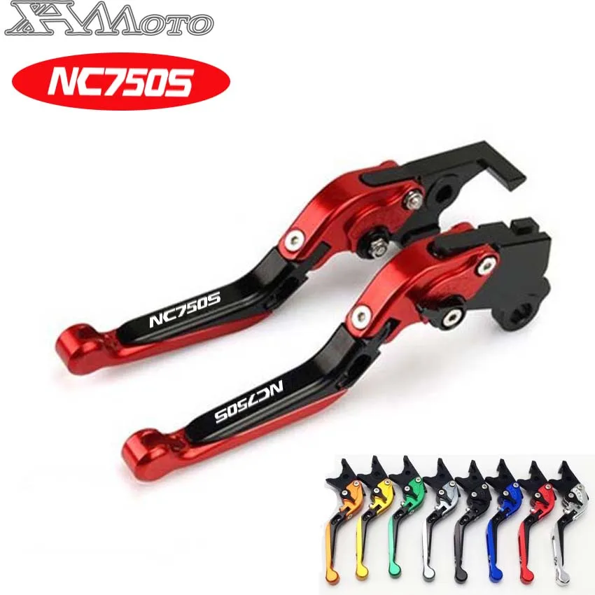 With Logo Motorcycle Folding Extendable CNC Moto Adjustable Clutch Brake Levers For Honda VF750 S VF 750S VF750S SABRE 1982-1986