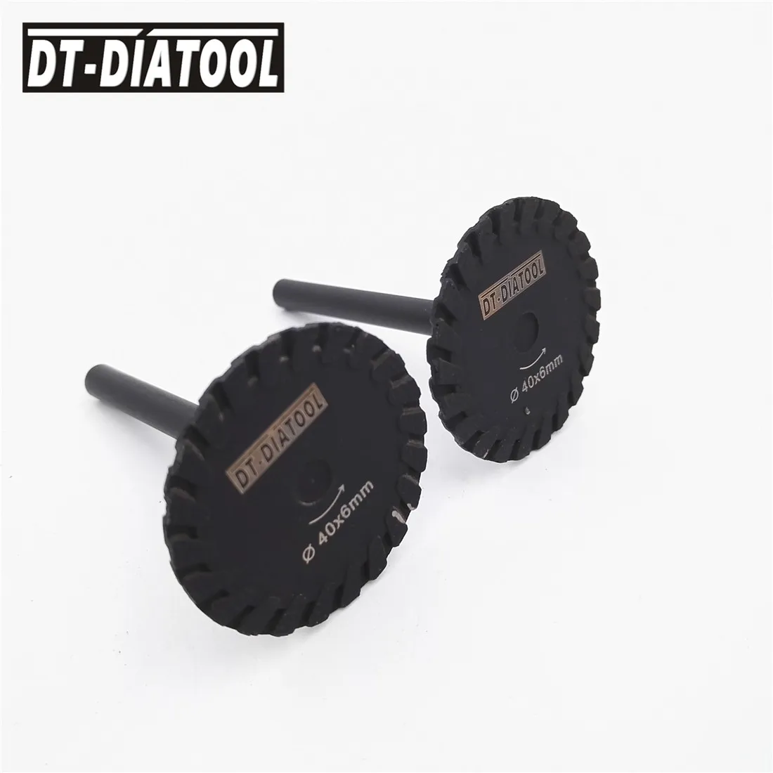DT-DIATOOL Mini lama per sega turbo diamantata gambo da 6 mm per disco da taglio ruota per incisione e intaglio per granito, marmo, pietra, cemento