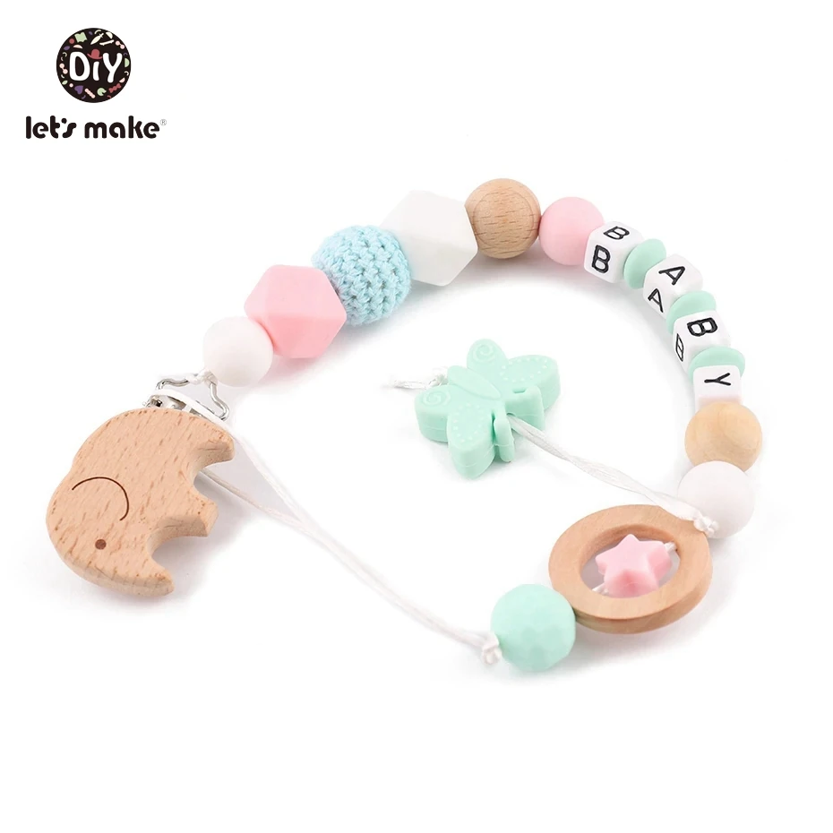 Let\'s Make Silicone Butterfly Beads 50pc Small Beads For Teething Holes DIY Beads 3cm Butterfly BPA Free Silicone Flower Beads