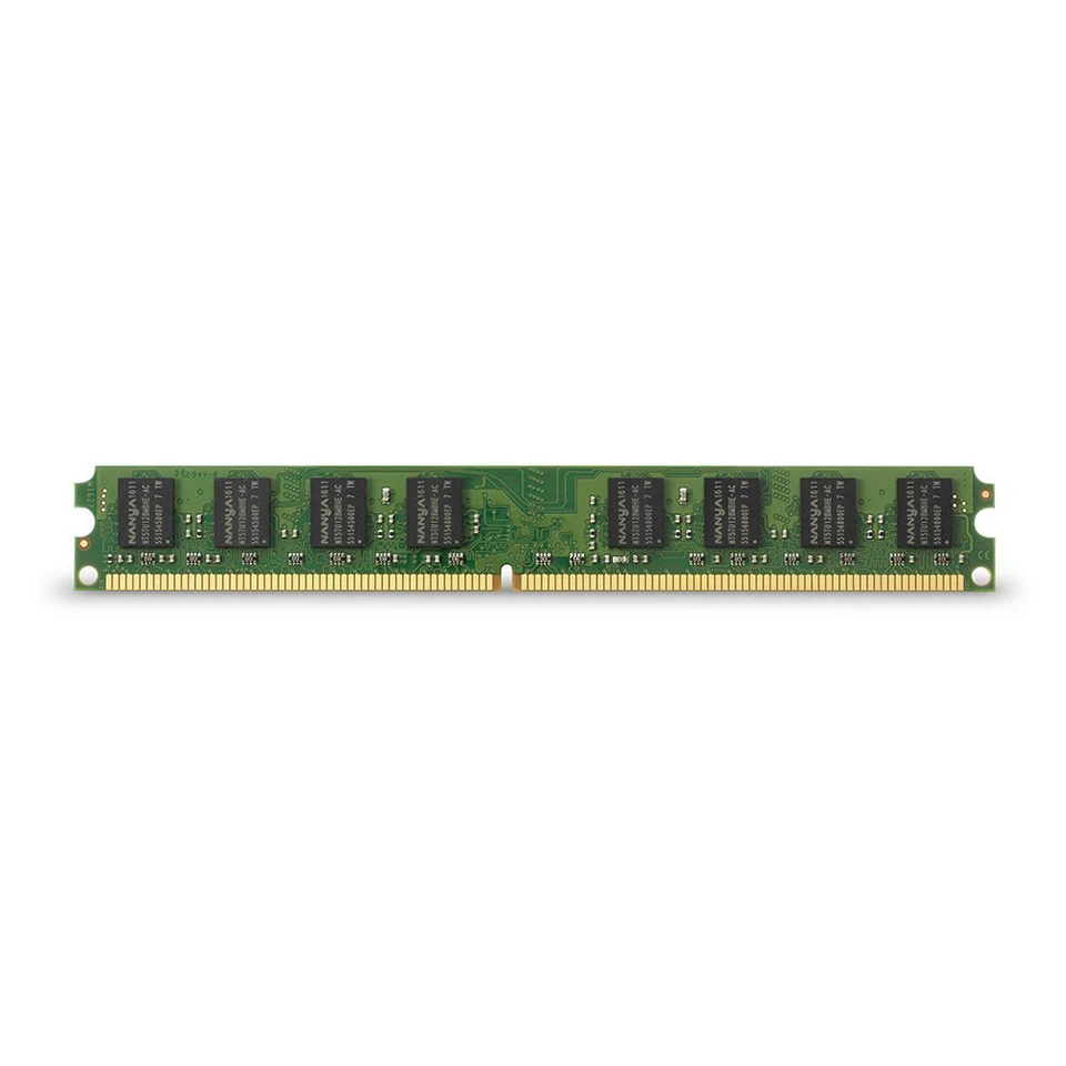 SNOAMOO Desktop PC RAMs DDR2 1GB RAM 800MHz PC2-6400S 240-Pin 1.8V 667MHz 2GB DIMM For I Compatible Computer Memory Warranty