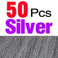 50Pcs Silver
