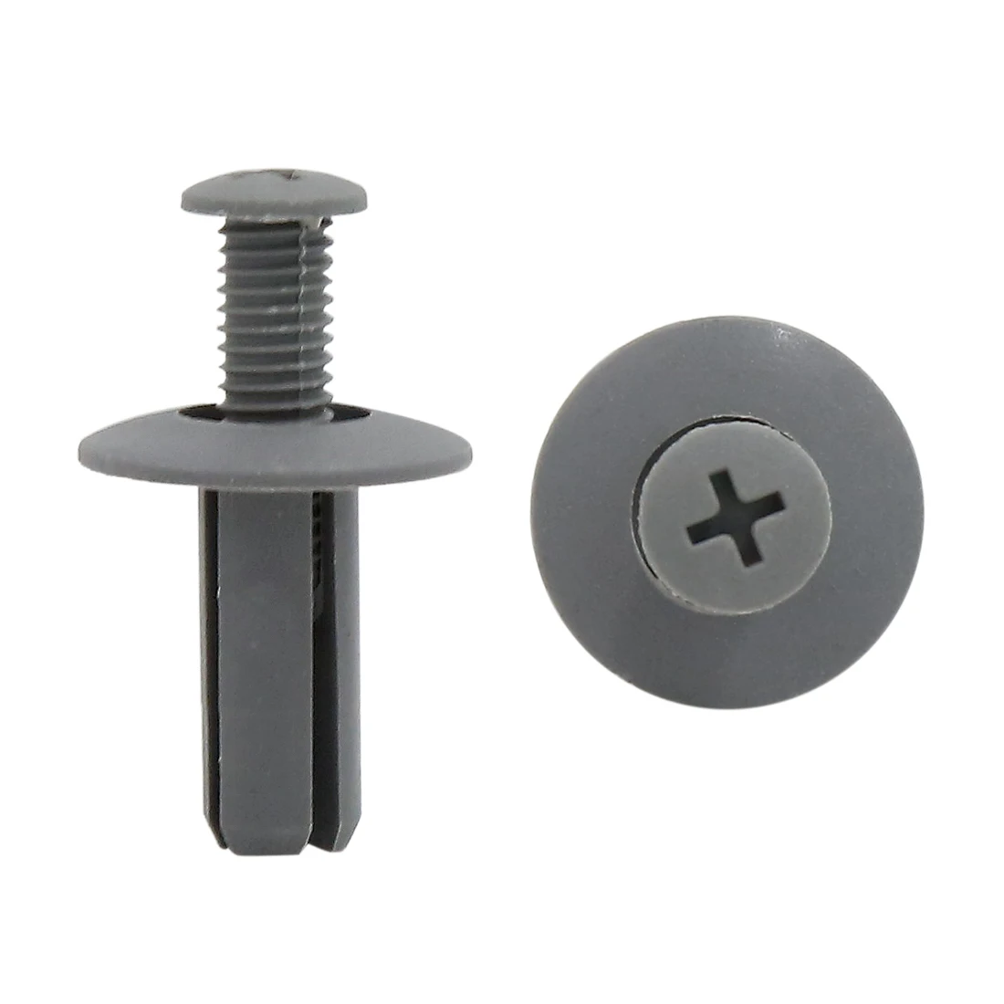 X Autohaux 20Pcs 30pcs 40Pcs 50Pcs 100Pcs Black Gray Plastic Splash Guard Fastener Rivet Clips 8Mm X 20Mm X 20Mm