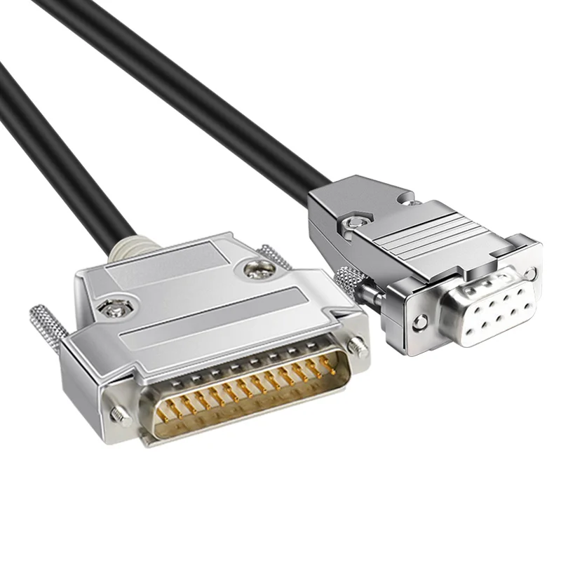 DB9 To DB25สาย RS232หญิง DB9 To DB25ชายอุปกรณ์เสริมคอมพิวเตอร์อุปกรณ์เสริมสาย Serial To Parallel Line DB9/DB25