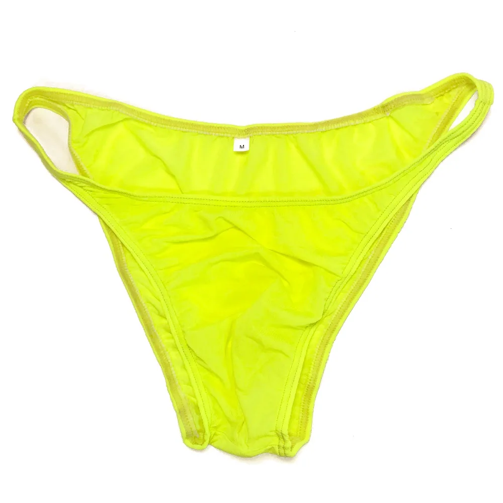 G3772 Mens String Bikini Contoured Pouch Low Rise Moderate Back Nylon spandex soft thin jersey semi c-thru