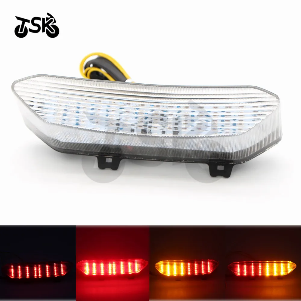 Motorcycle Tail Light Integrated Turn Signals Brake Lamp For YAMAHA YZF R1 YZF-R1 2002 2003 Motorbike Tail Turn Flasher lamp