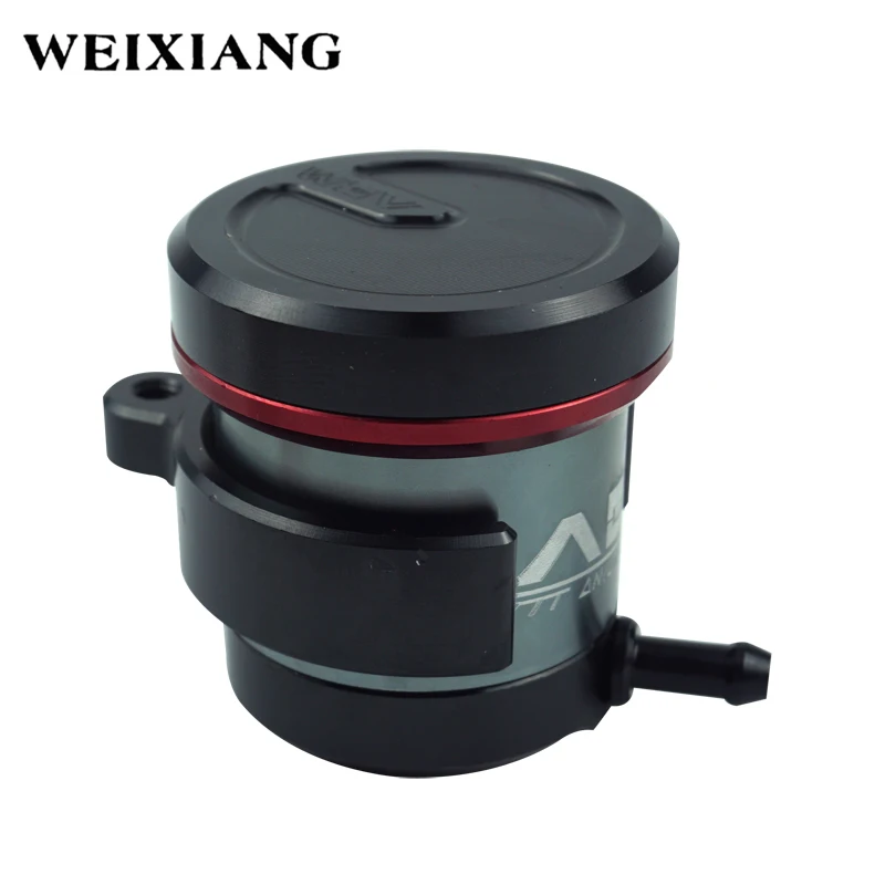 Universal CNC Aluminum Alloy Motorcycle Brake Clutch Pump Reservoir Master Cylinder Fluid Oil Reservoir Cup Fluid Bottle